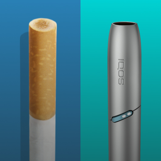 Heat-not-burn: IQOS Heated Tobacco Technology