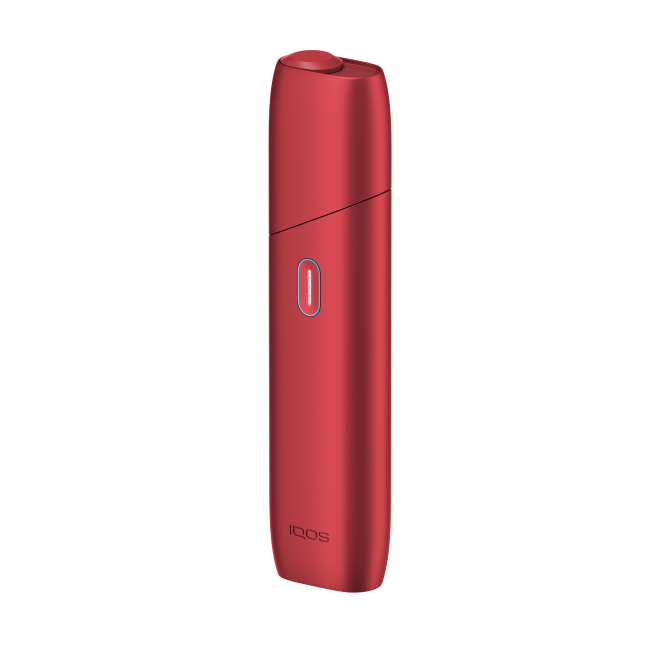 New IQOS Originals One heated tobacco device in red color.